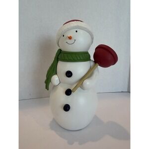 Hallmark Jolly In The John Snowman Plunger Talking Singing Motion Sensor - VIDEO